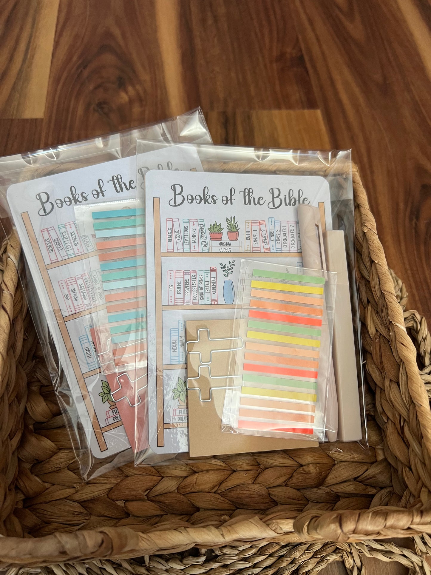 Sons & Daughters Bible study kit with stationary, including notebooks, pens, and study guides for in-depth scripture reading.