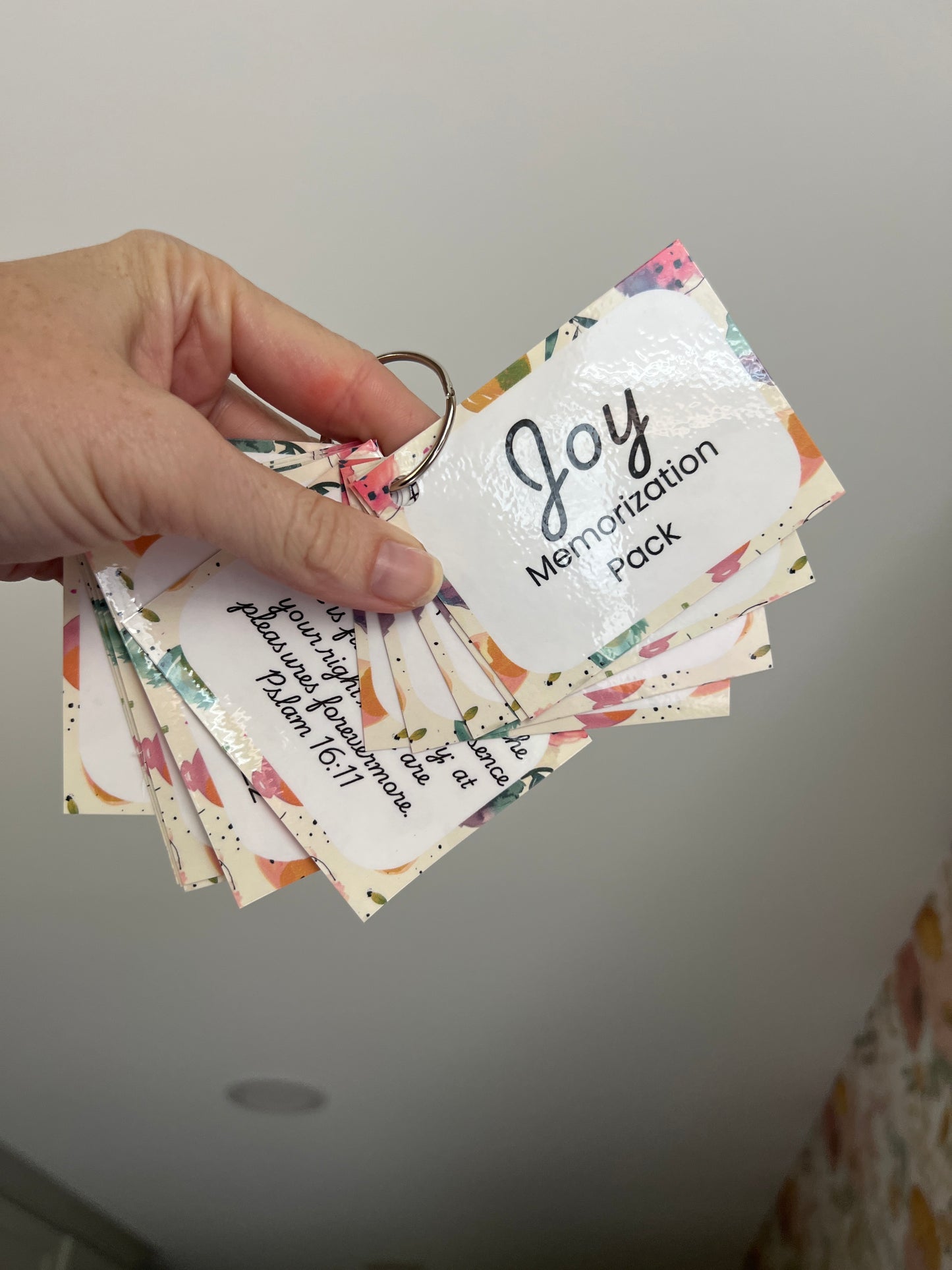 Fruit of the Spirit memorization flashcards