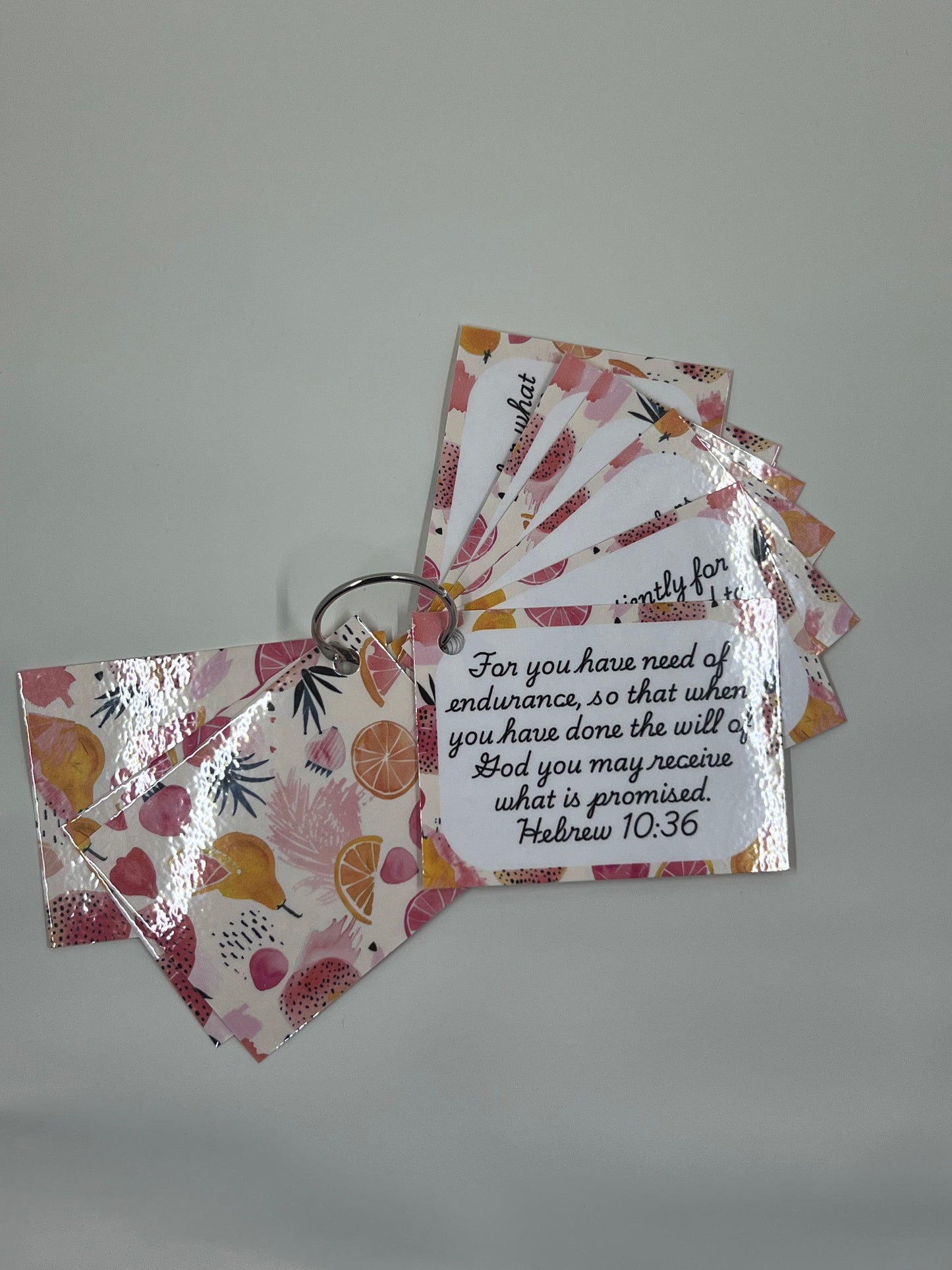 Fruit of the Spirit memorization flashcards