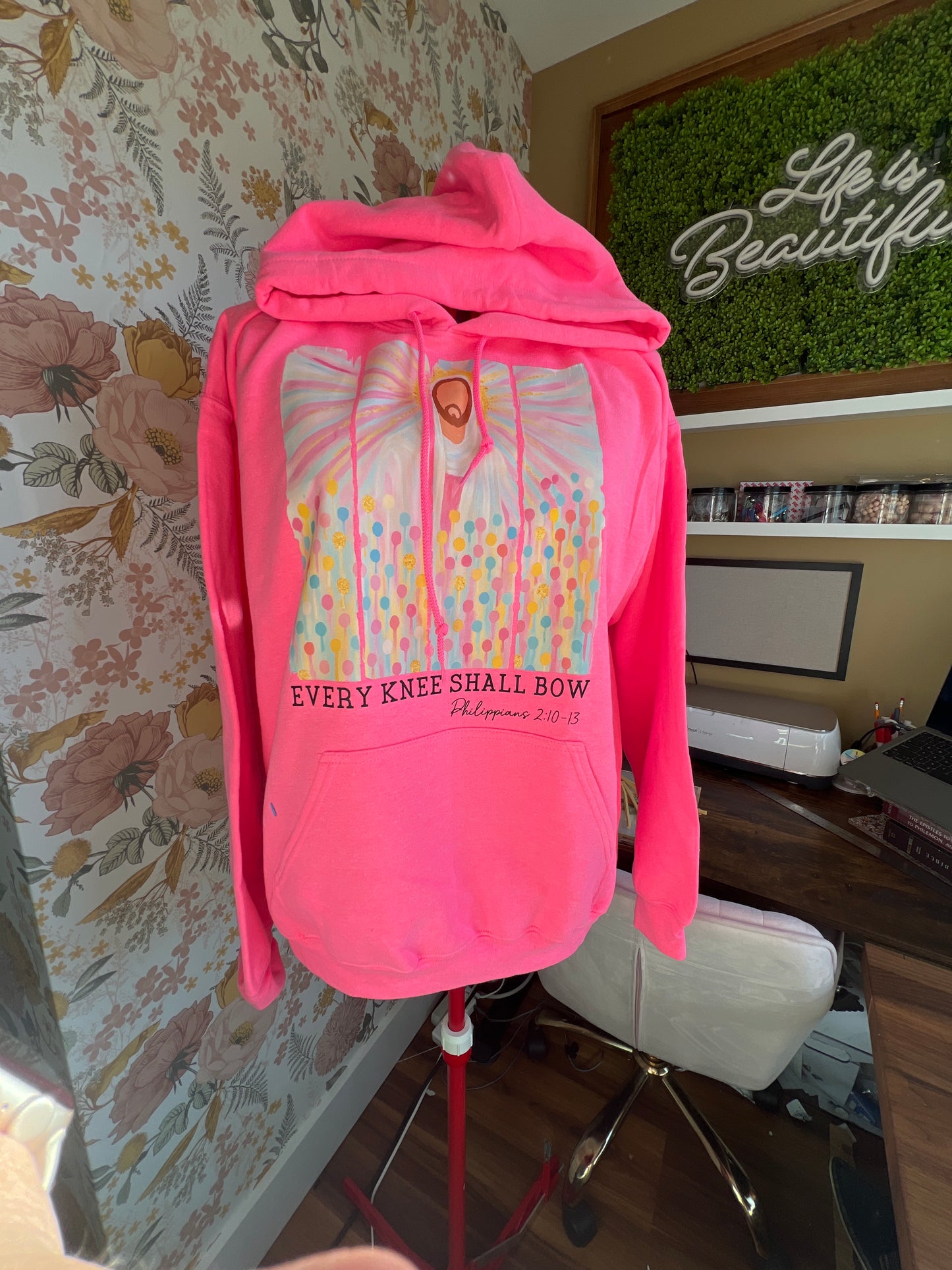 Every knee shall bow hoodie