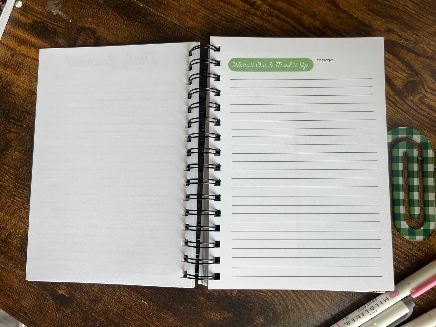 Growing till Glory “Fruit of the Spirit” journal spiral bound edition