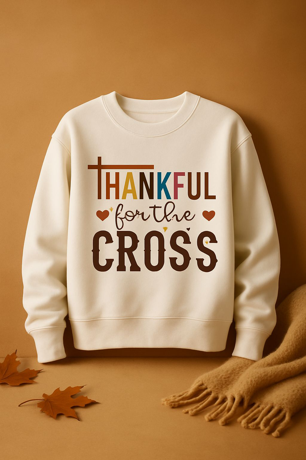 Thankful for the Cross sweatshirt