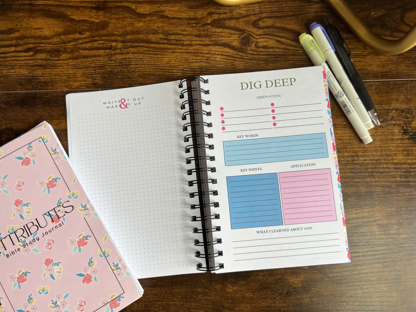 Attributes of God, Bible Study Journal spiral edition