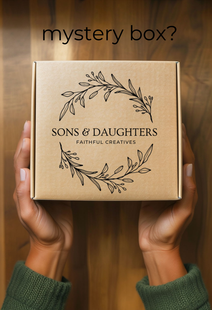 Mystery faith box-T-shirt box