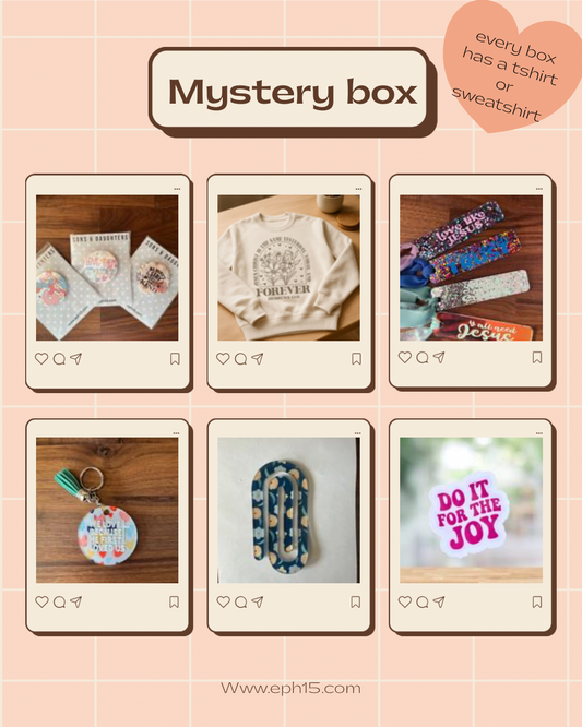 Mystery faith box-T-shirt box