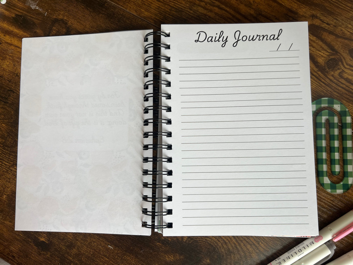 Growing till Glory “Fruit of the Spirit” journal spiral bound edition