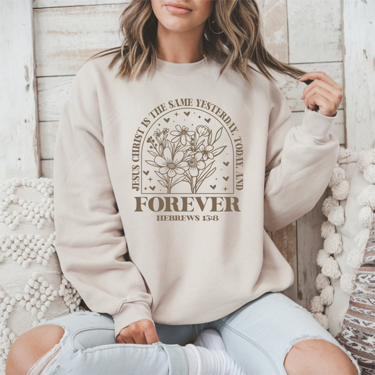 “Jesus is the same forever”sweatshirt