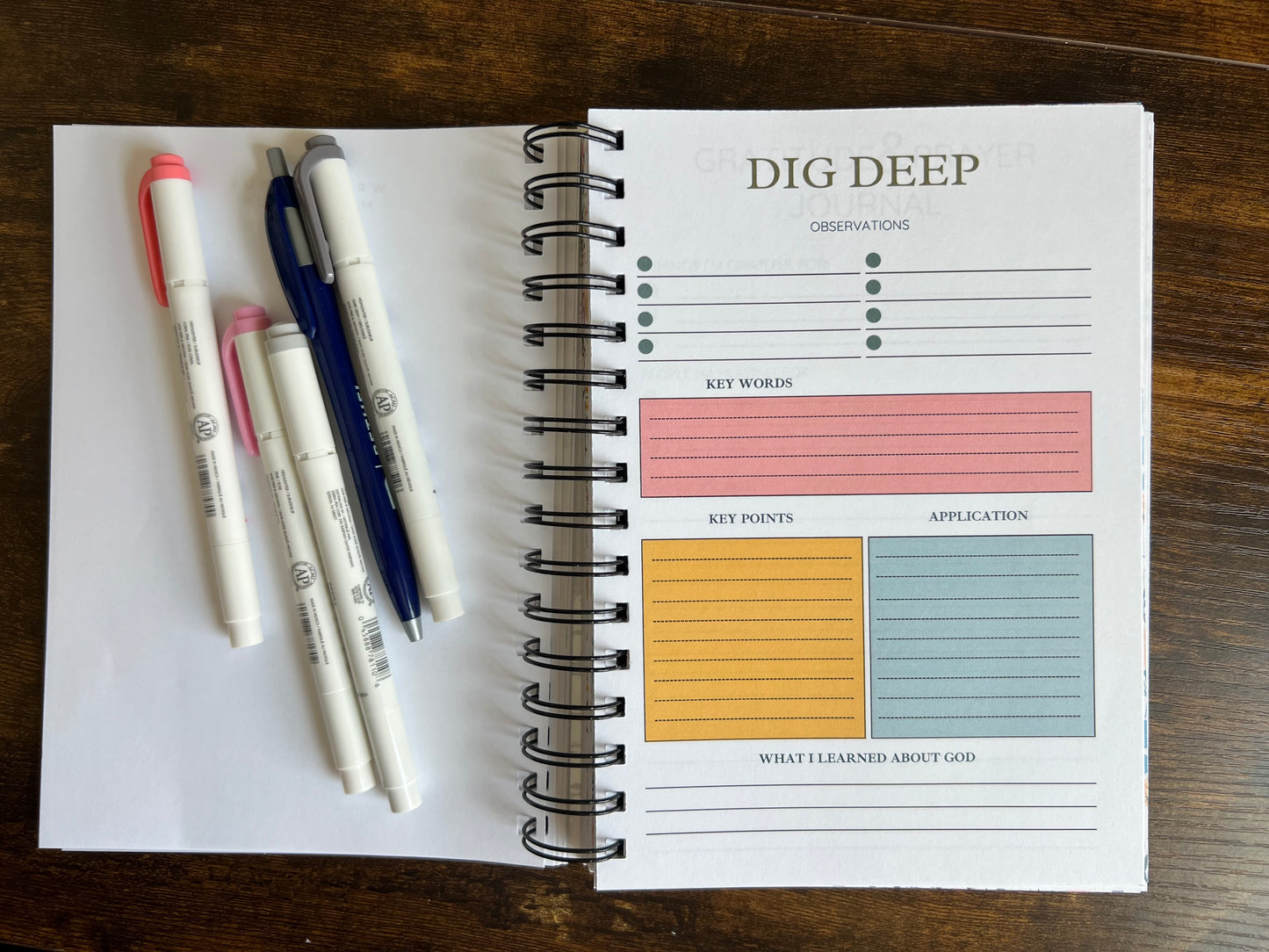 Promises of God, Bible study journal spiral edition