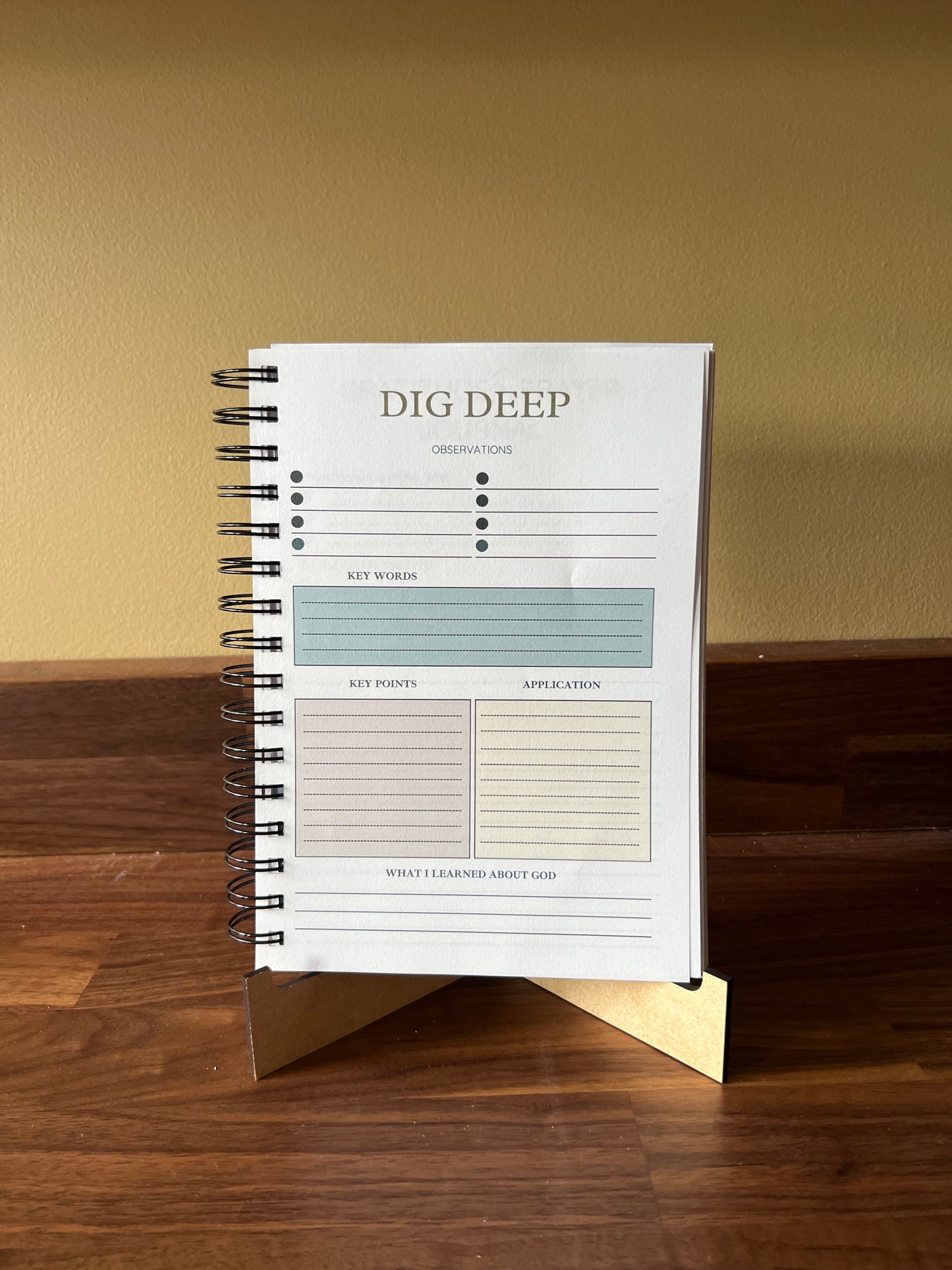 Blue Promises of God Bible Study Journal Spiral Edition